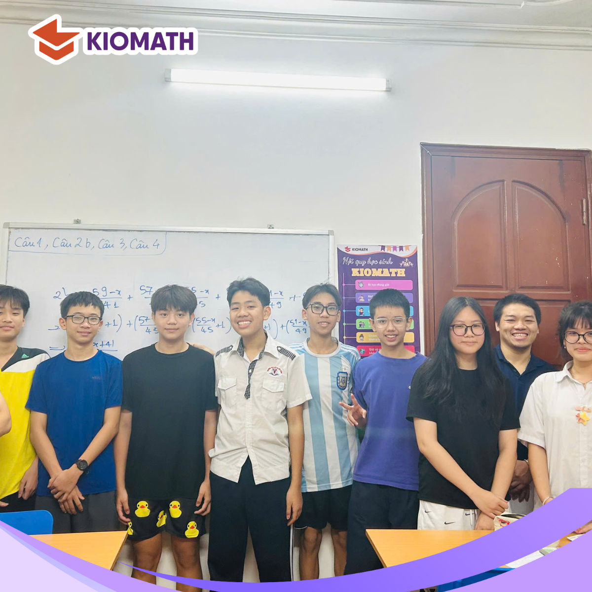 Lớp 9 tại KioMath – Nơi những giấc mơ cấp 3 bắt đầu từ mùa hè này!