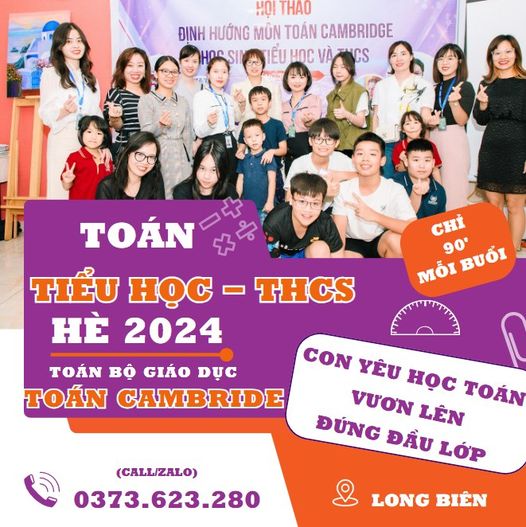 Chinh phục tương lai với hệ Cambridge tại Trung tâm Toán học KioMath!