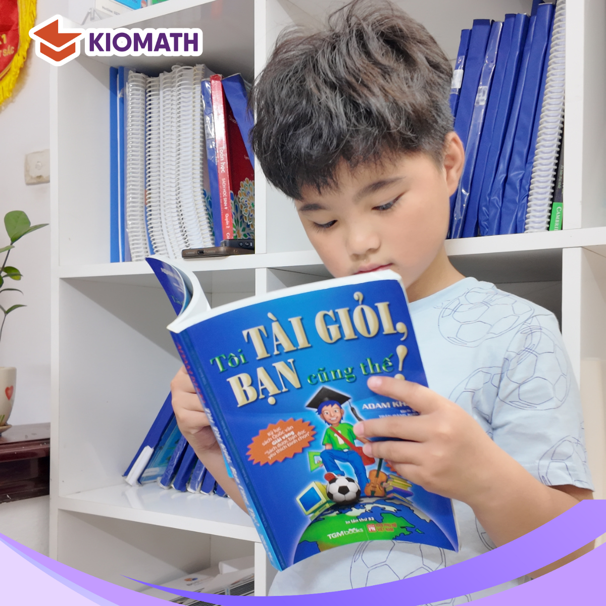 Trước mỗi buổi học ở KioMath, có một thói quen rất đẹp…