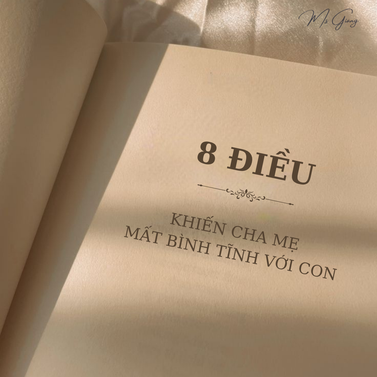 8 phản ứng với con nhưng thật ra không hoàn toàn đến từ con