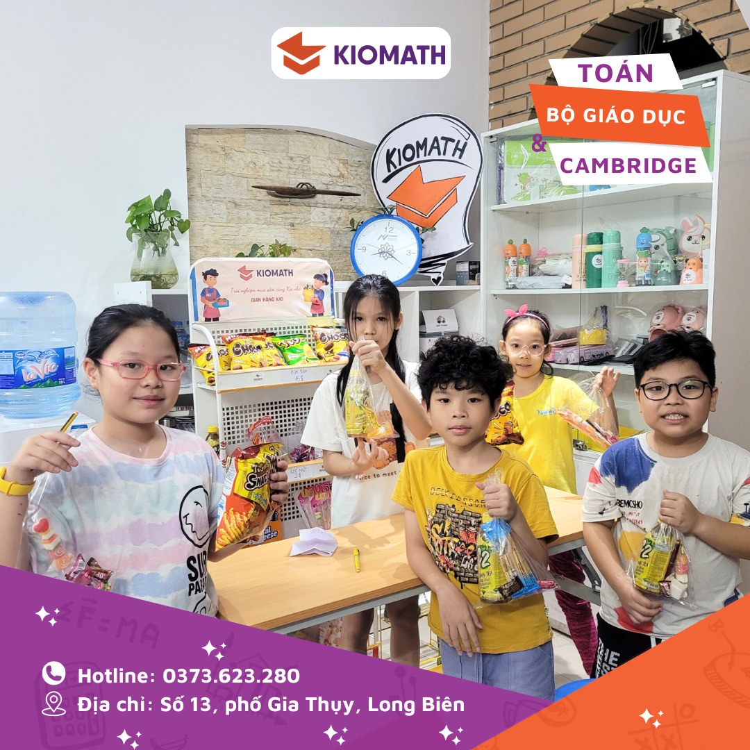 TOÁN LỚP 3 TẠI KIOMATH CÓ GÌ???