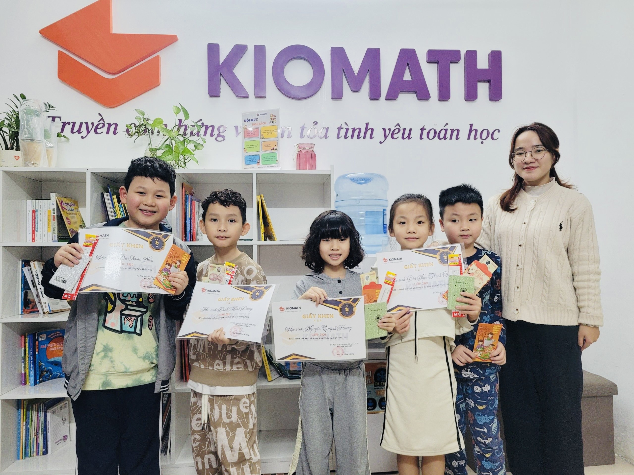 ️ ẤN TƯỢNG VỚI KẾT QUẢ THI TIMO, VIOLYMPIC TOÁN CỦA CÁC HỌC SINH KIOMATH