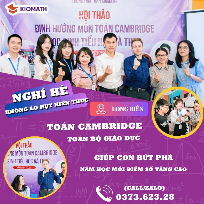 4 LỢI ÍCH HỌC TOÁN THEO HỆ CAMBRIDGE