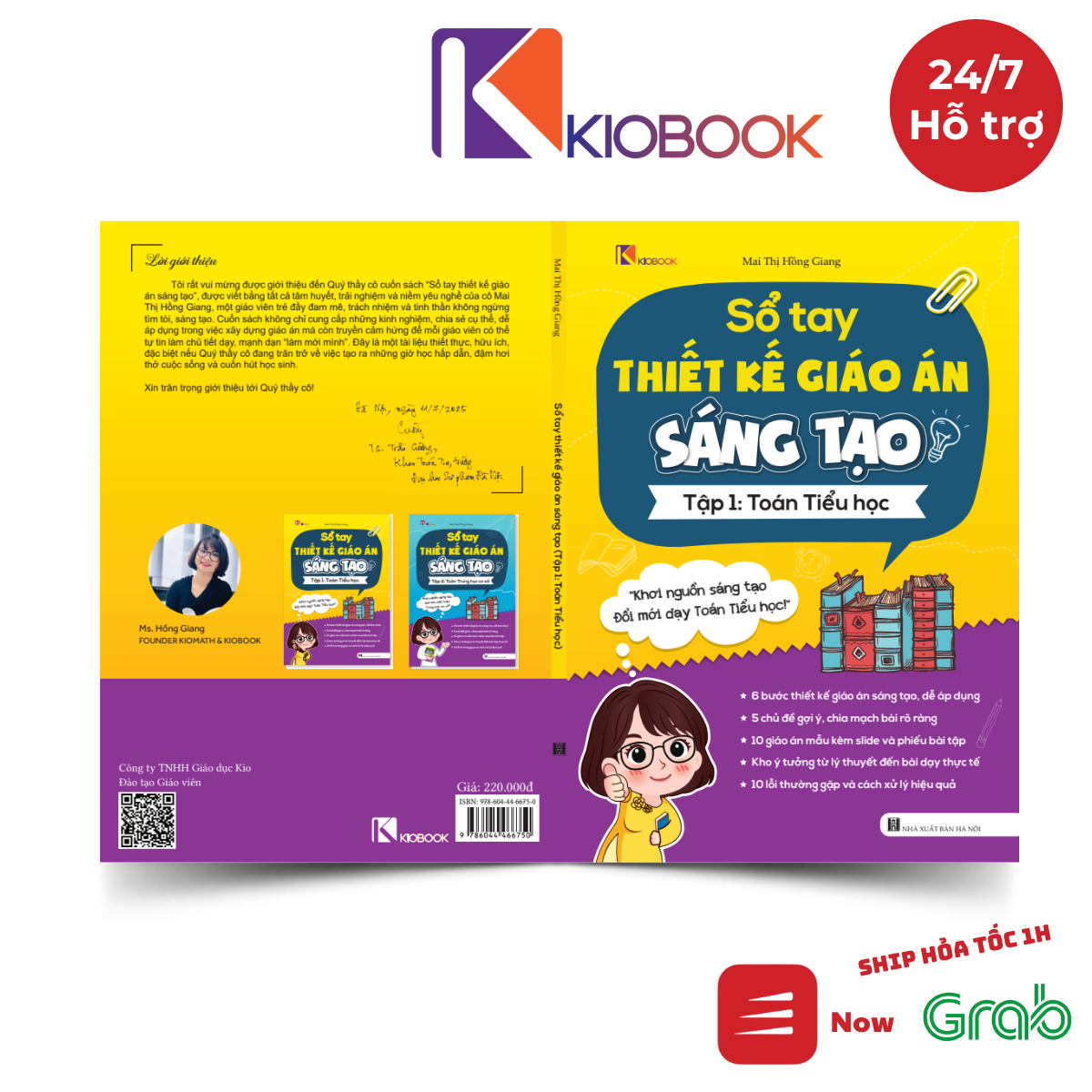 Sổ Tay Thiết Kế Giáo Án Sáng Tạo Toán Tiểu Học – Tập 1 | Sách Tham Khảo Giáo Viên – KioBook