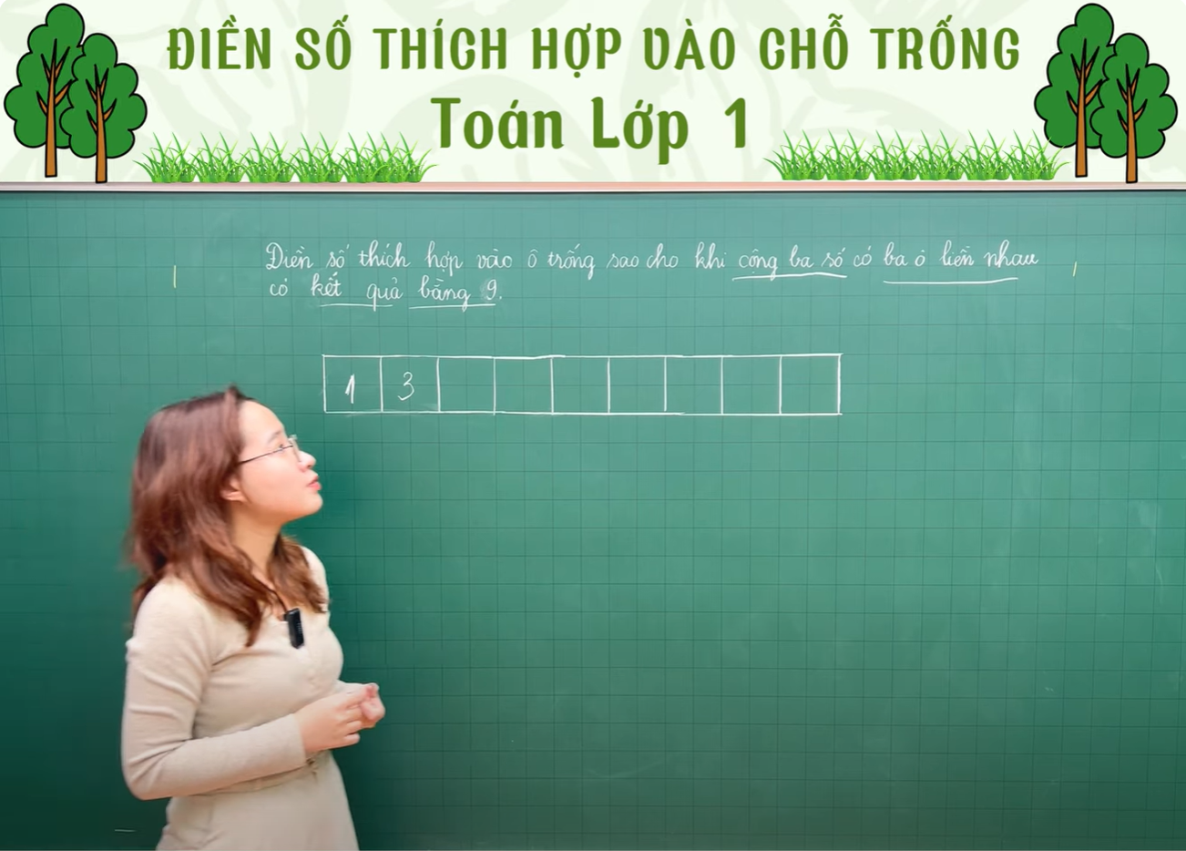 Video Bài Giảng Toán Lớp 1