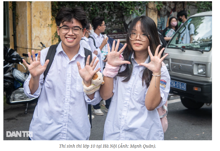 HỌC SINH TRƯỢT LỚP 10 HÀ NỘI VẪN CÒN CƠ HỘI TRÚNG TUYỂN SAU NGÀY 10/7
