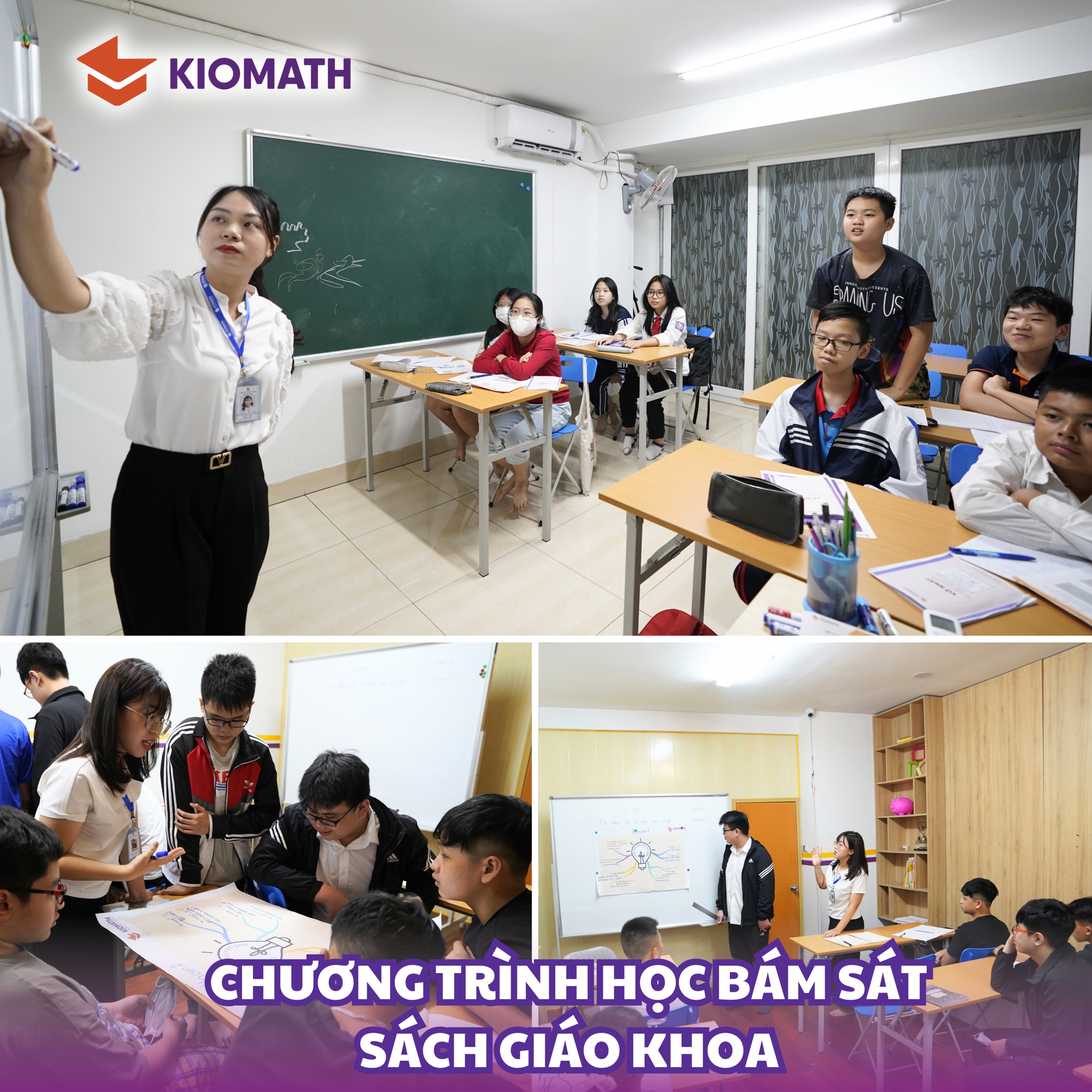 Chương Trình Học Toán Bám Sát SGK Tại KioMath