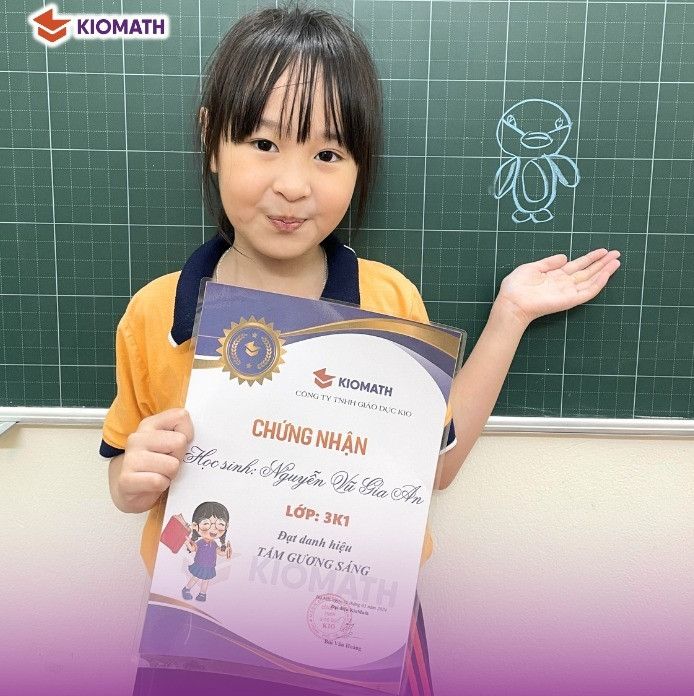 Chúc mừng những học sinh xuất sắc tại KioMath